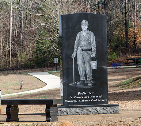 Coal miner memorial